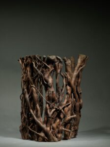 Sculpture Philippe Ardy, Cache-pot, Lierre, 2019